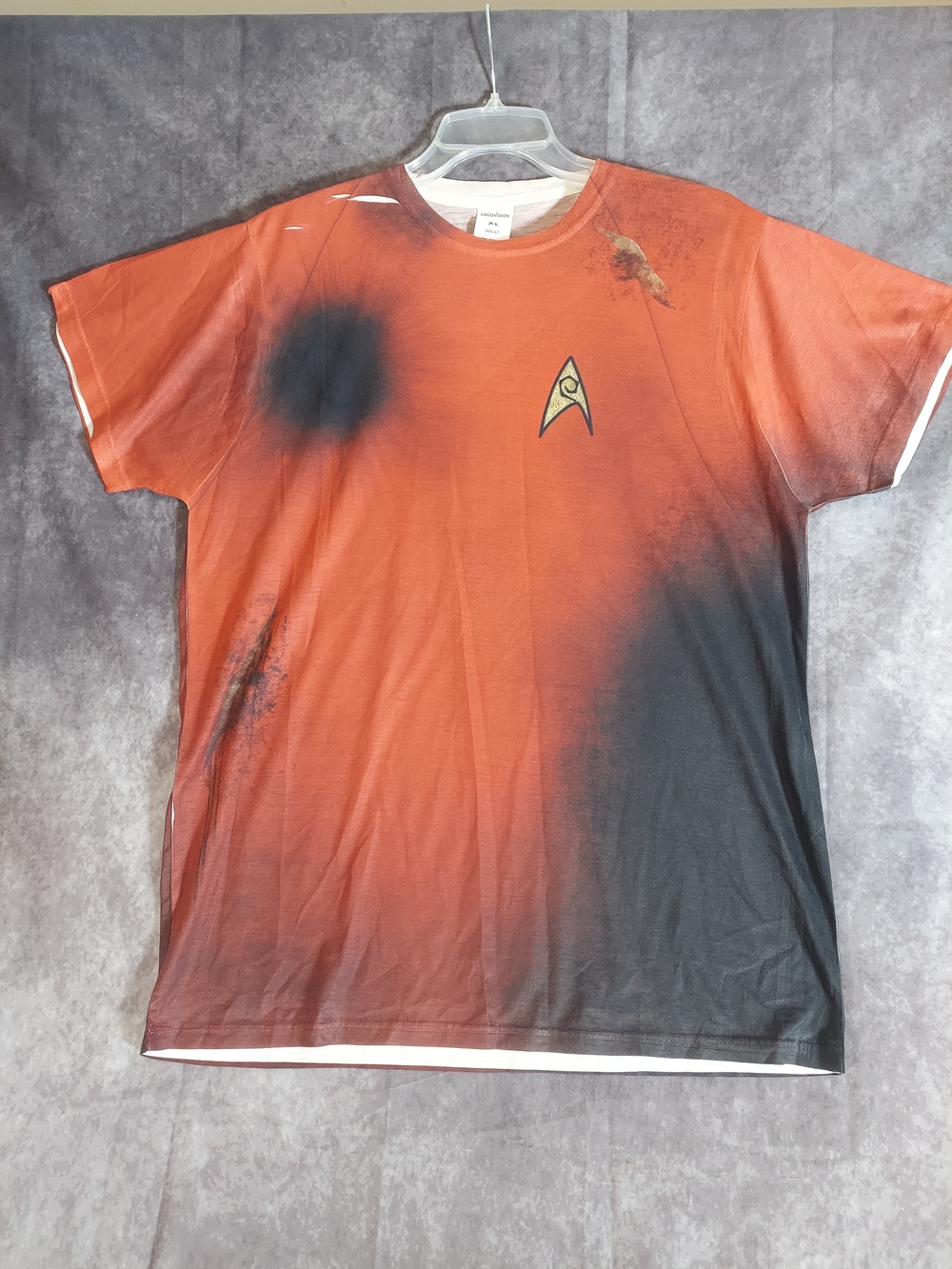Logovision Star Trek Redshirt Life Is Short Parody Graphic Tee Size XL